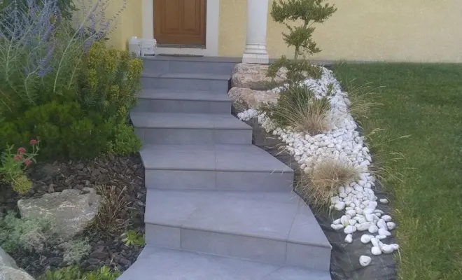 Carrelage de terrasses, Saint-Symphorien-sur-Coise, VALLDECABRES Carrelage