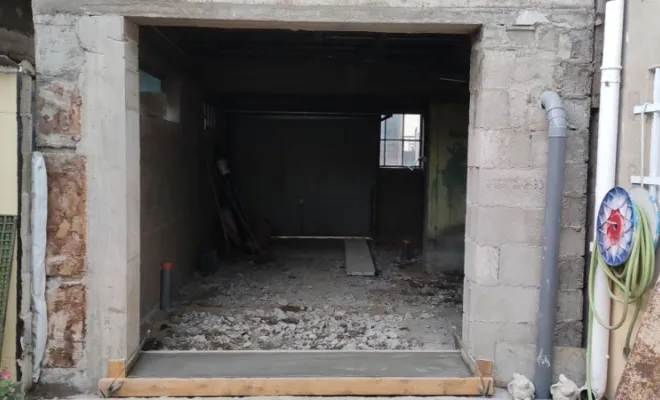 début de chantier 