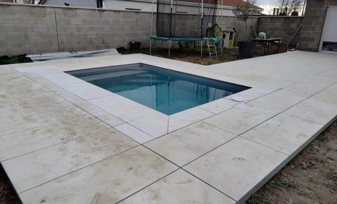 pose carrelage sur plot 60x120cm